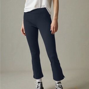 American Giant Navy Flare Pants